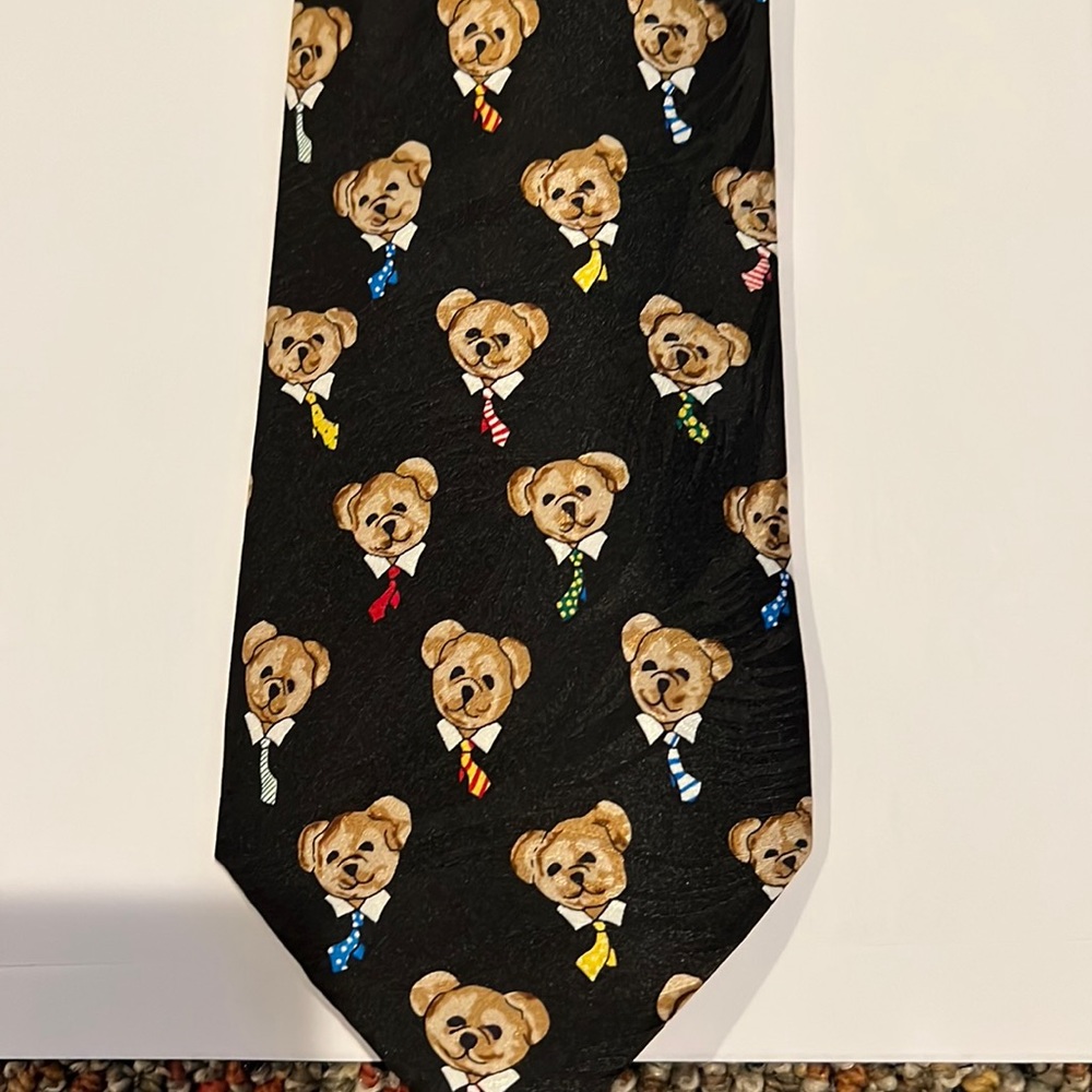 Vintage, teddy bear tie